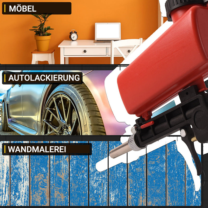 Přenosná ruční pneumatická pískovací pistole