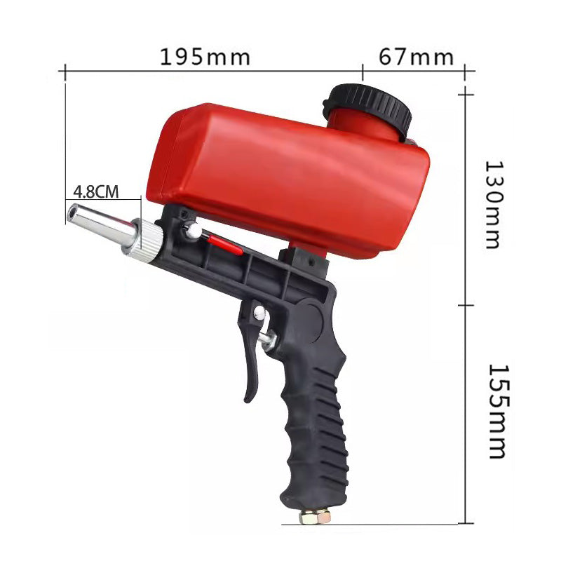 Přenosná ruční pneumatická pískovací pistole