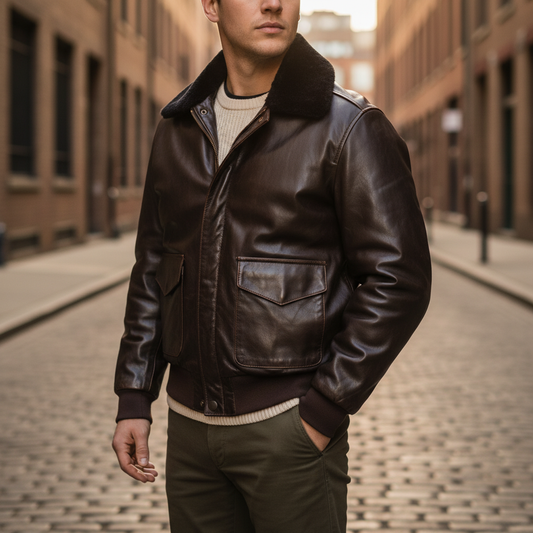 Pilotenjacke Mit Kragen - Marshall