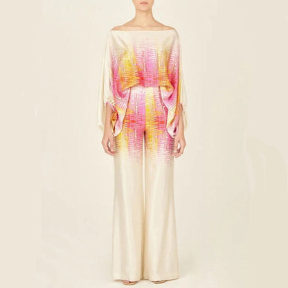 Dámský dvoudílný set s potiskem a volným střihem – Valeria