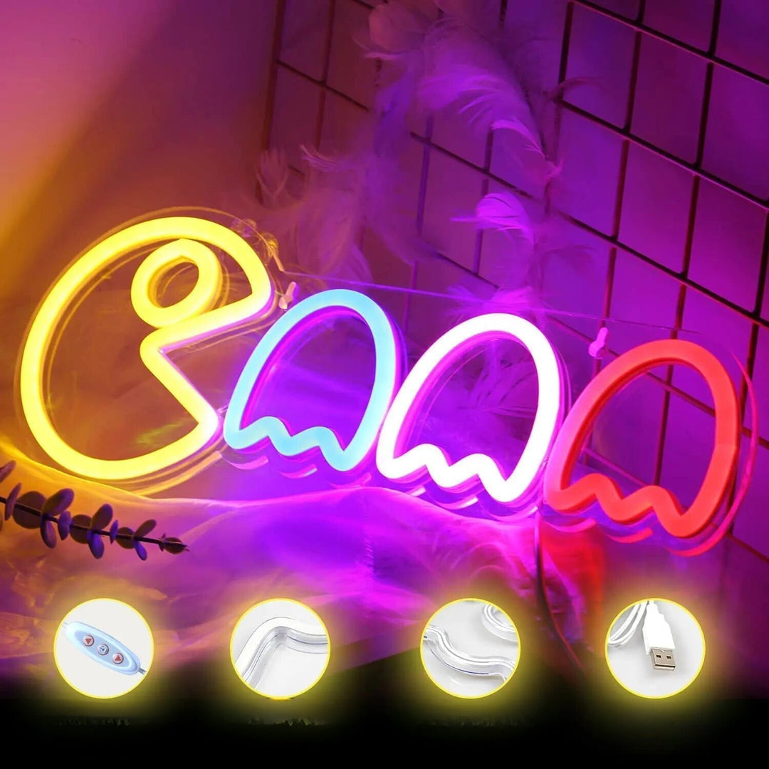 Playful Ghost Neon Sign -  Phantomix