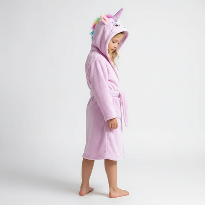 Plüschiger Kindermorgenmantel - CozyWrap