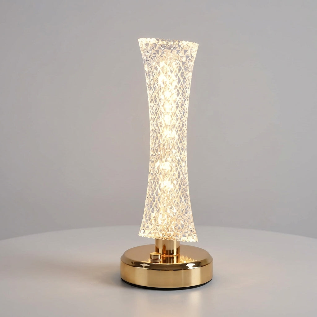Portable Crystal Style Table Lamp - Crystelle