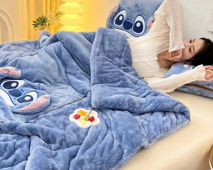 Luxus kreslená deka a polštářová sada – Nomi