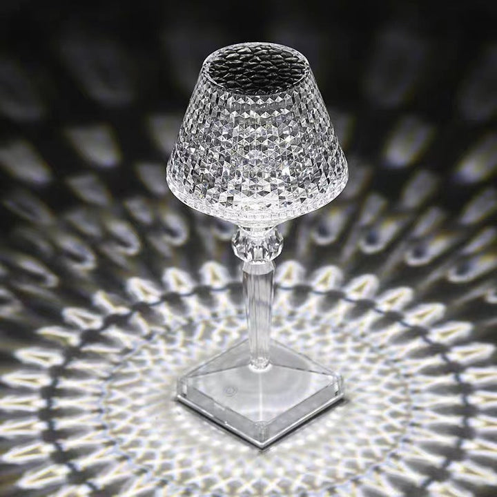 Rechargeable Crystal Style Table Lamp - Crystalor