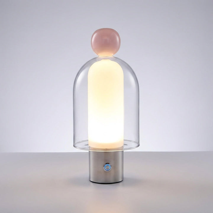 Rechargeable Glass Table Lamp -  Vesanta
