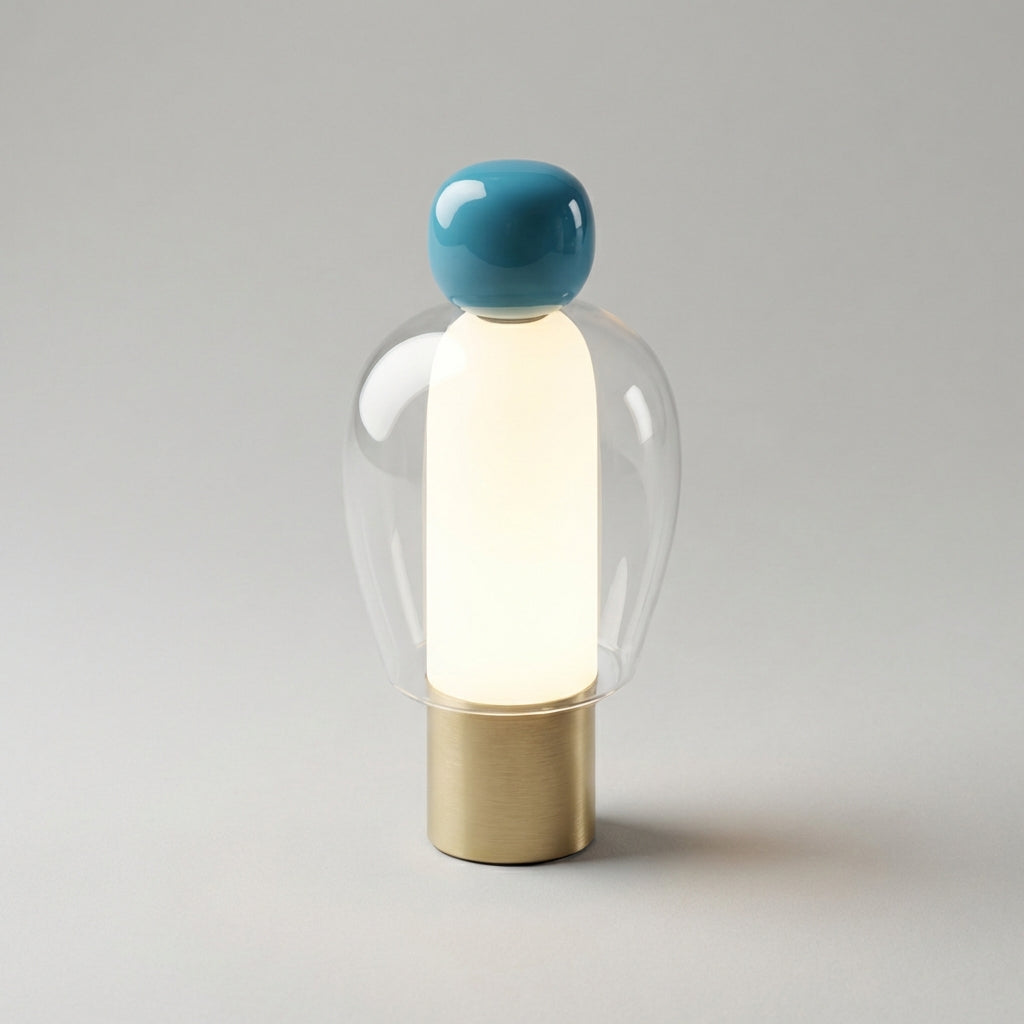 Rechargeable Glass Table Lamp -  Vesanta