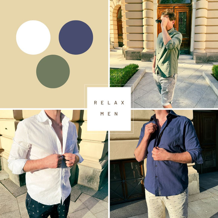Lehká pánská košile z bavlny – Elias