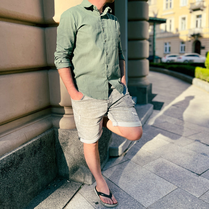 Lehká pánská košile z bavlny – Elias
