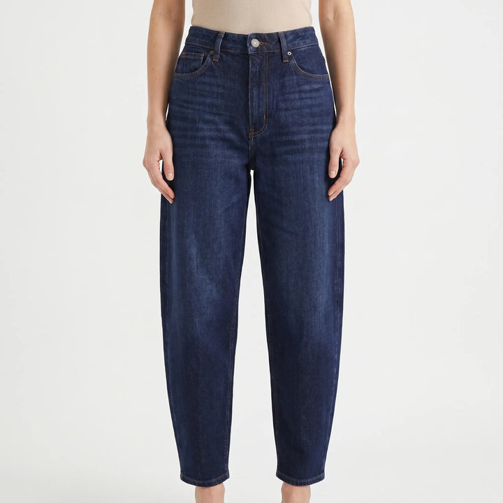 Relaxed Barrel-Leg Trousers -  Sadie