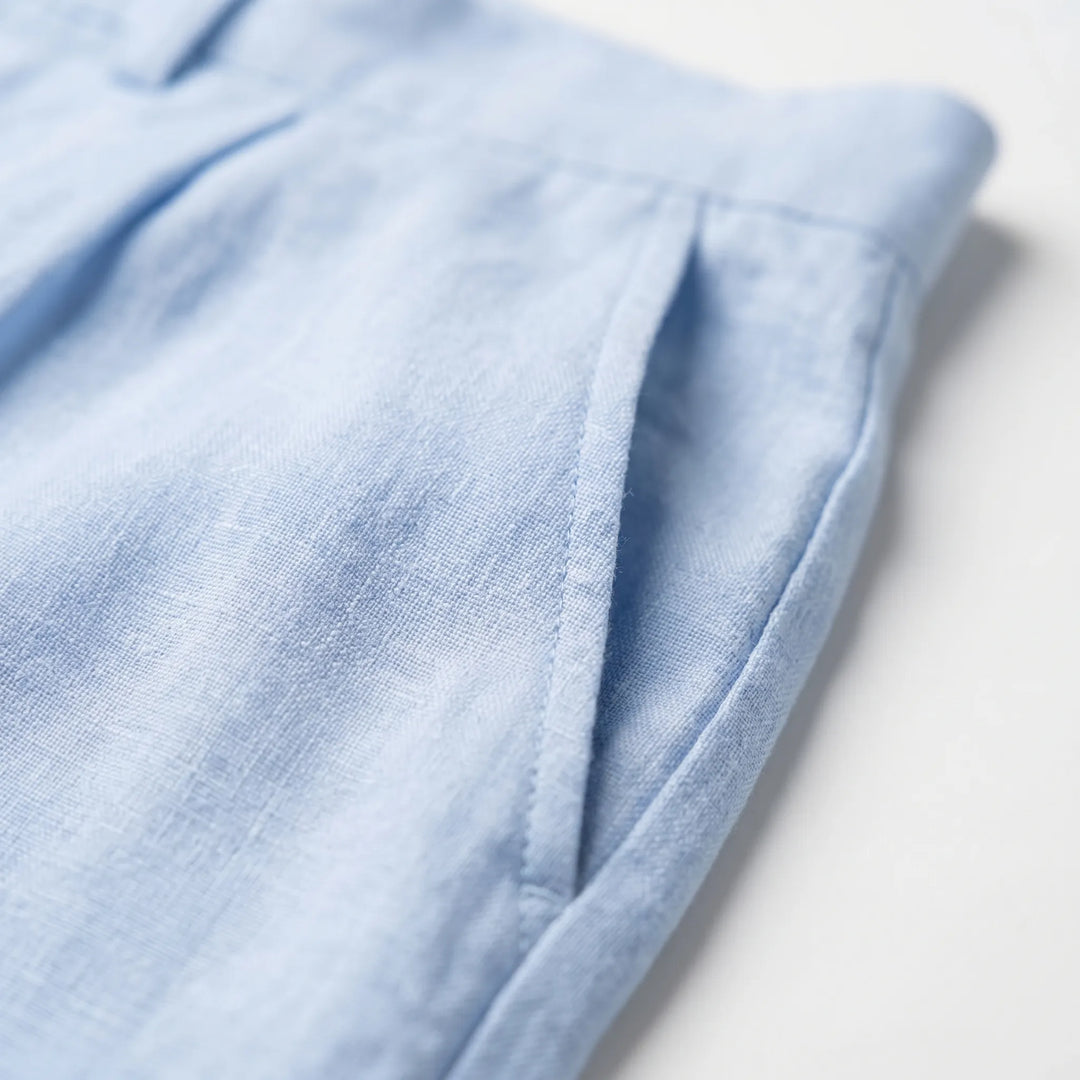 Relaxed Straight Leg Trousers -  Brent