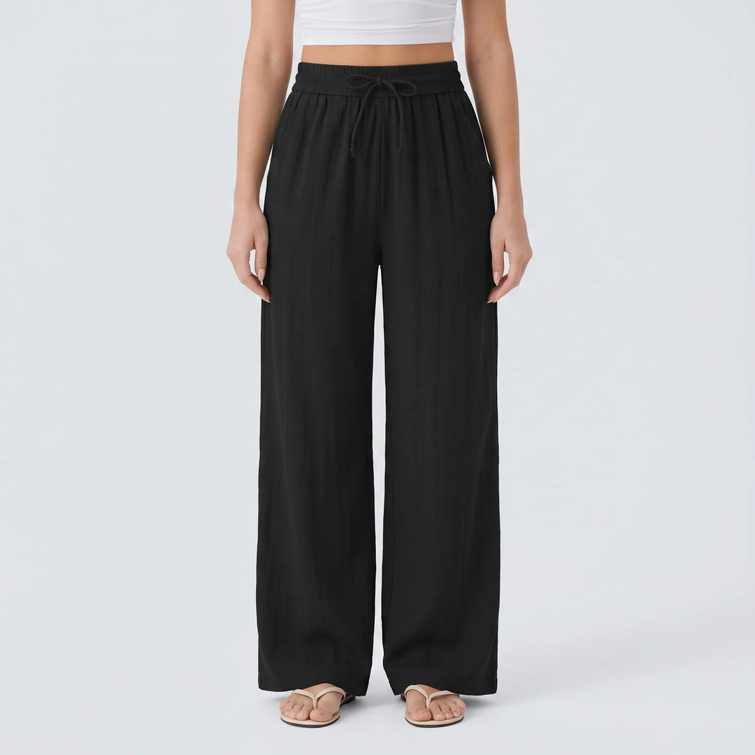 Relaxed Wide-Leg Casual Trousers - Julie