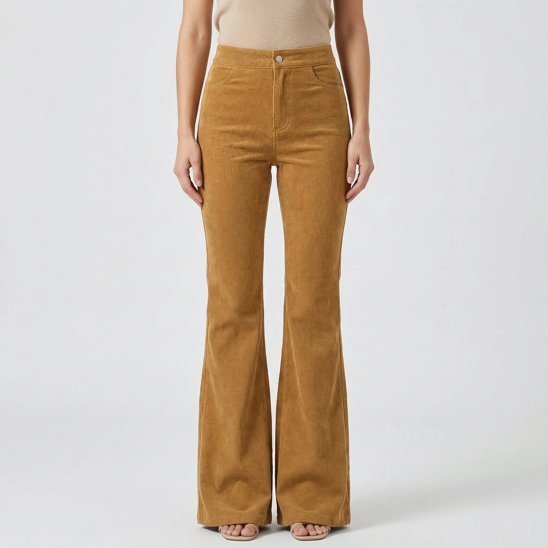 Retro-Inspired Flared Women's Trousers - Kristin