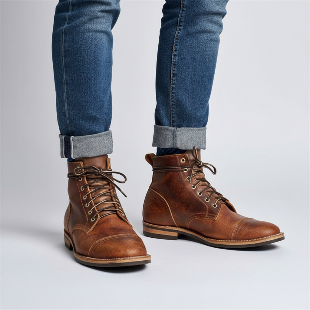 Retro-Lederschuhe Für Herren - Leonard