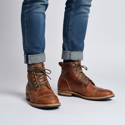 Retro-Lederschuhe Für Herren - Leonard