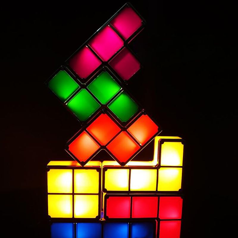 Retro Gaming Designleuchte - PixelTower