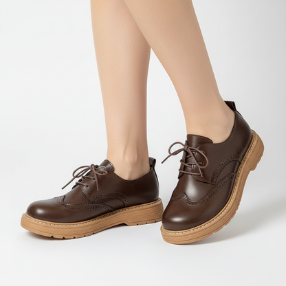 Retro Oxford Damen Schnürschuh - Dakota