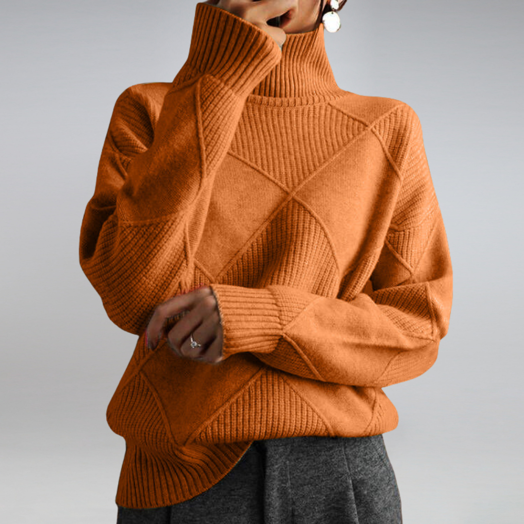 Rollkragenpullover Mit Weiter Passform - Luzie