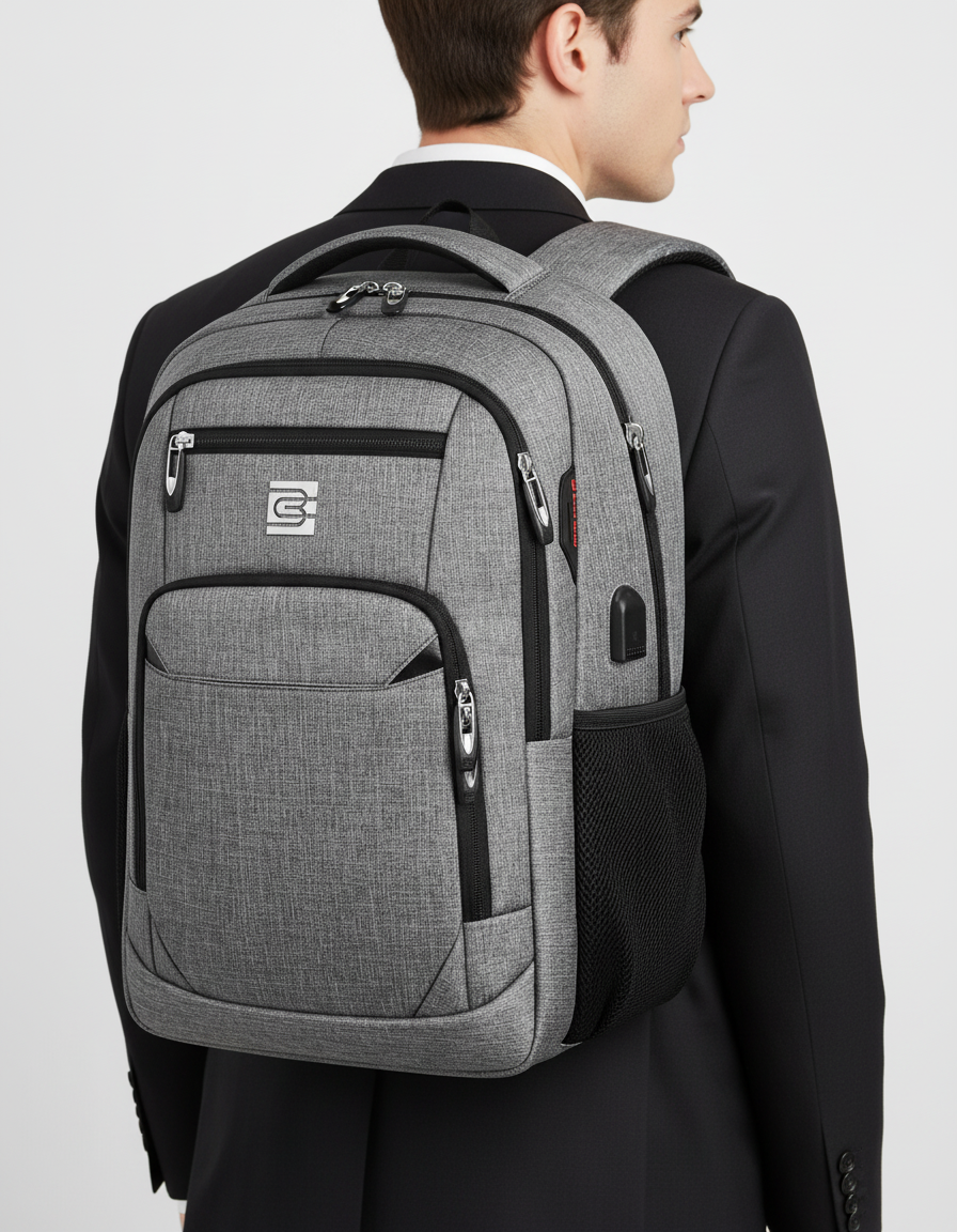 Rucksack For Laptops Up To 15.6 Inches - SecureBag 