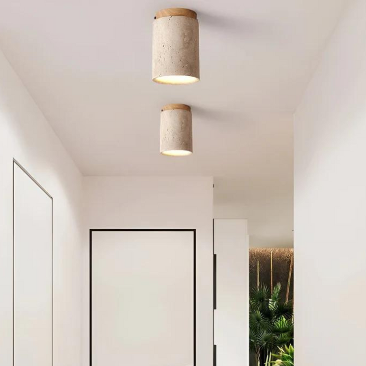 Runde Aufbaumontage Deckenlampe - CalmiLight