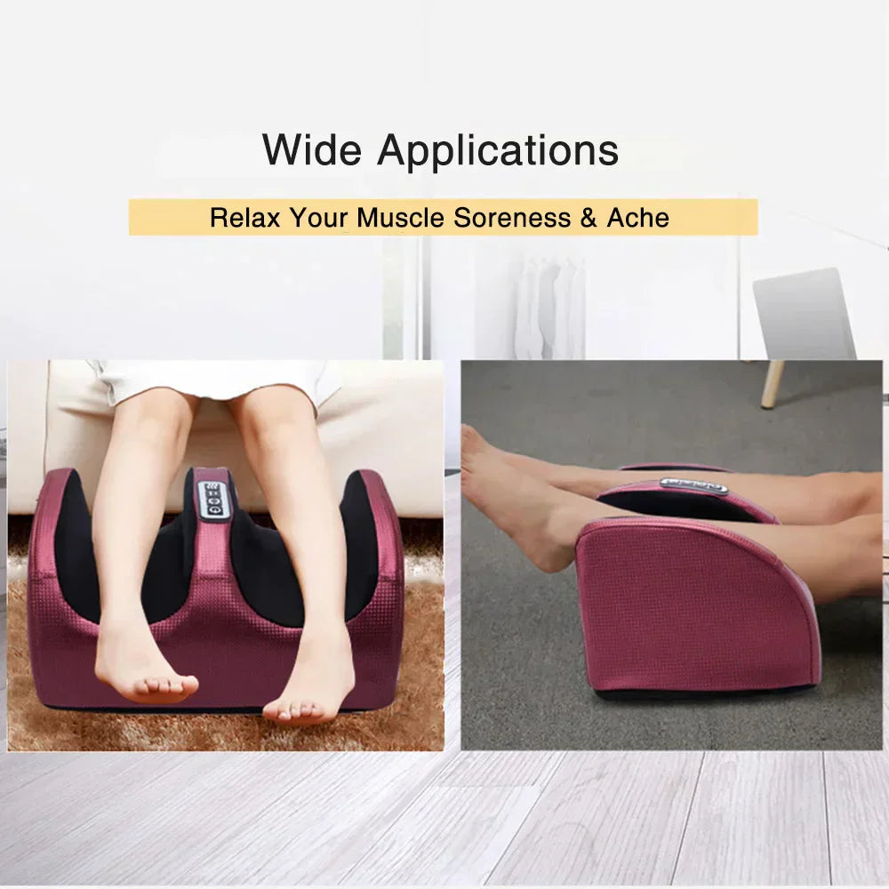 Fußmassagegerät lila, Entspannung, Muskelentspannung, Heimgebrauch, ergonomisch, bequem.