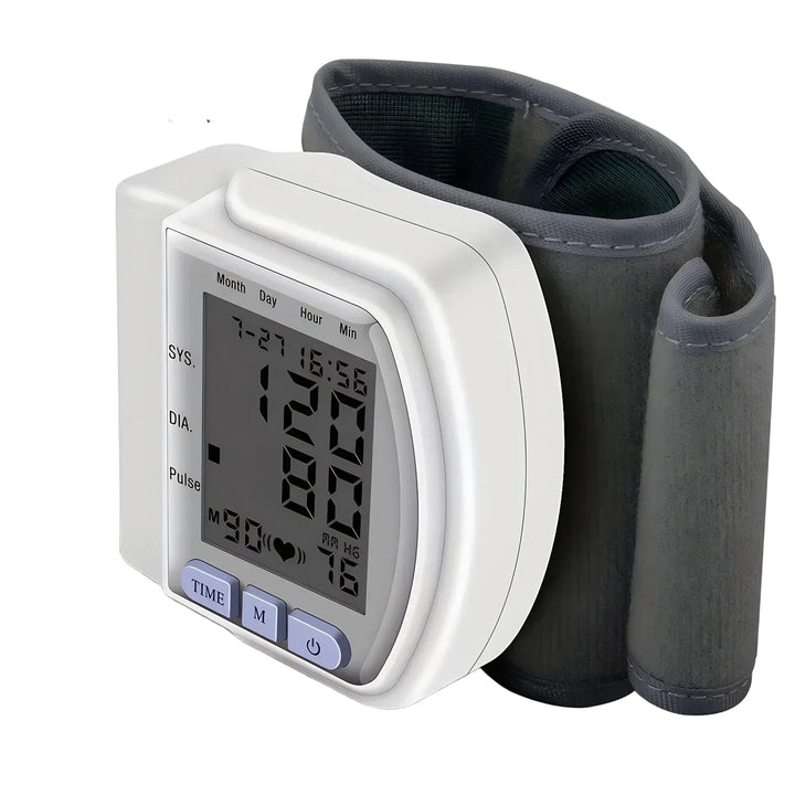 Digitální zápěstní tlakoměr s LCD displejem – PulseTrack