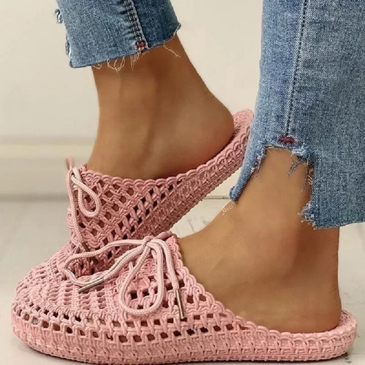 Vzdušné dámské outdoorové loafers s otevřenou špičkou – Linaya