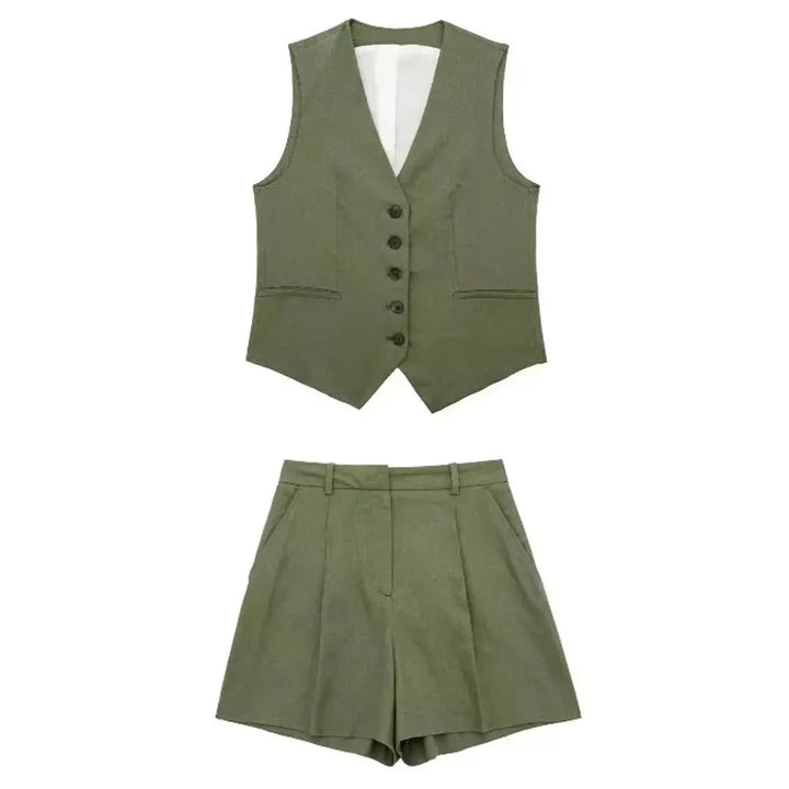 Dvoudílný letní outfit s vintageovým topem – Amaya