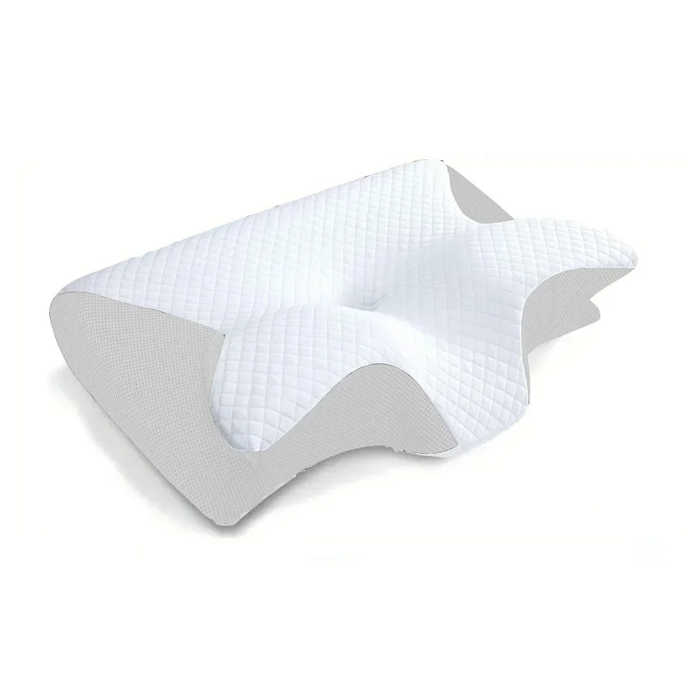 2v1 viskoelastický podpůrný polštář na krk s ergonomicky tvarovaným profilem – RestAlign