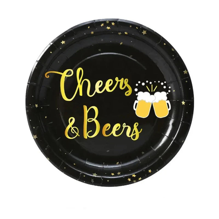 Jednorázová párty talířová souprava "Cheers & Beers" (pro 16 hostů) – CheersSet Oktoberfest 2026