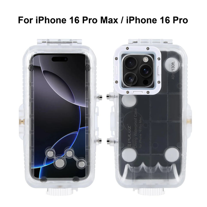 Vodotěsné potápěčské pouzdro pro iPhone s ochranou až do hloubky 40 m a dotykovým ovládáním – AquaShield