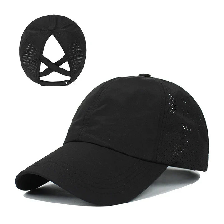 Prodyšná unisex sportovní čepice z pletiva s nastavitelným střihem – AeroCap