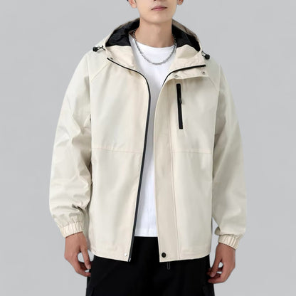 Pánská větrná bunda s uvolněným střihem a ochranou proti povětrnostním vlivům – Damian