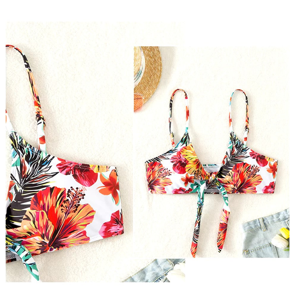 Bikiny s vysokým pasem a plážový přehoz – Amira