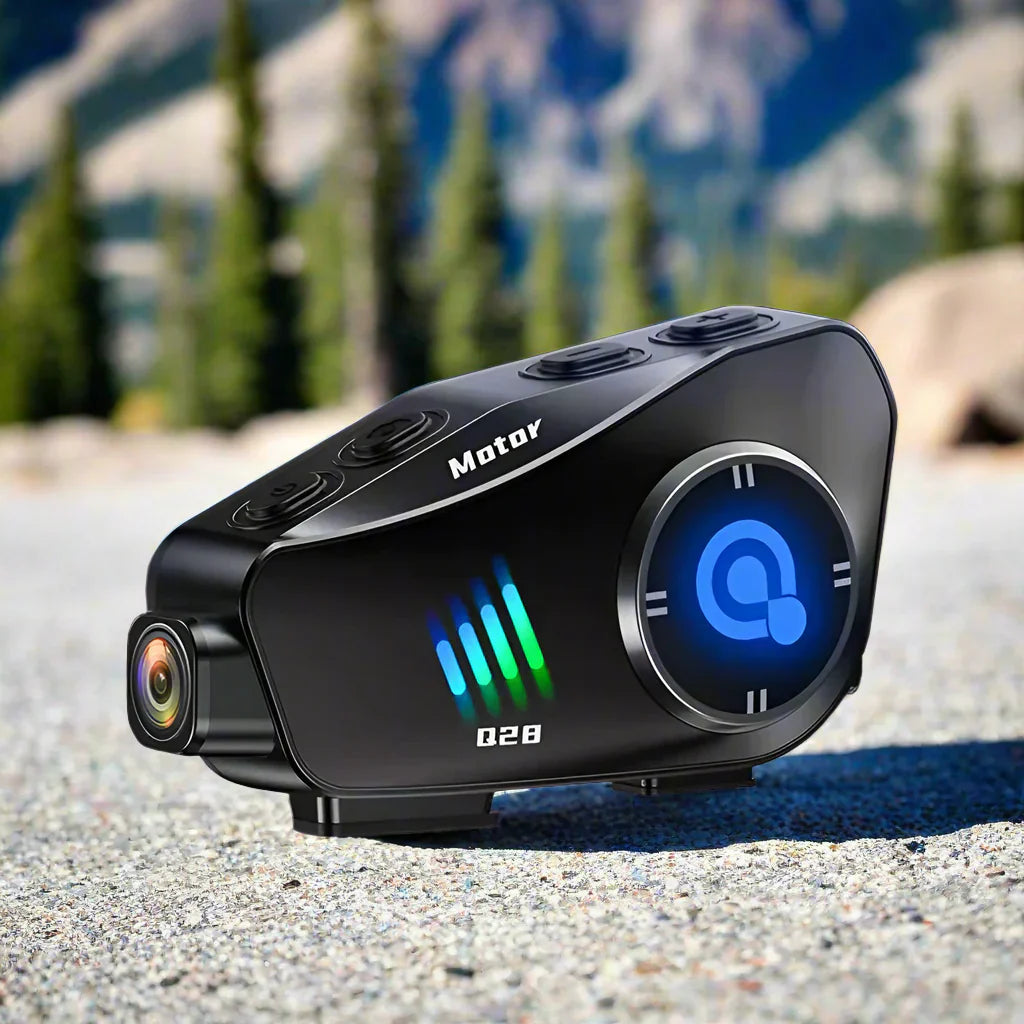Bluetooth kamera do motocyklové přilby 1080P HD, vodotěsná – ApexRide