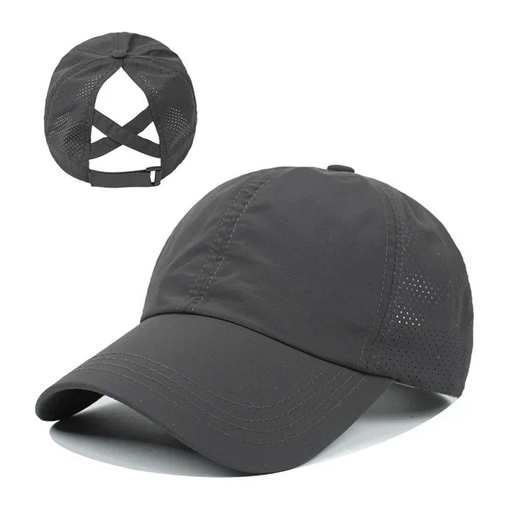 Prodyšná unisex sportovní čepice z pletiva s nastavitelným střihem – AeroCap