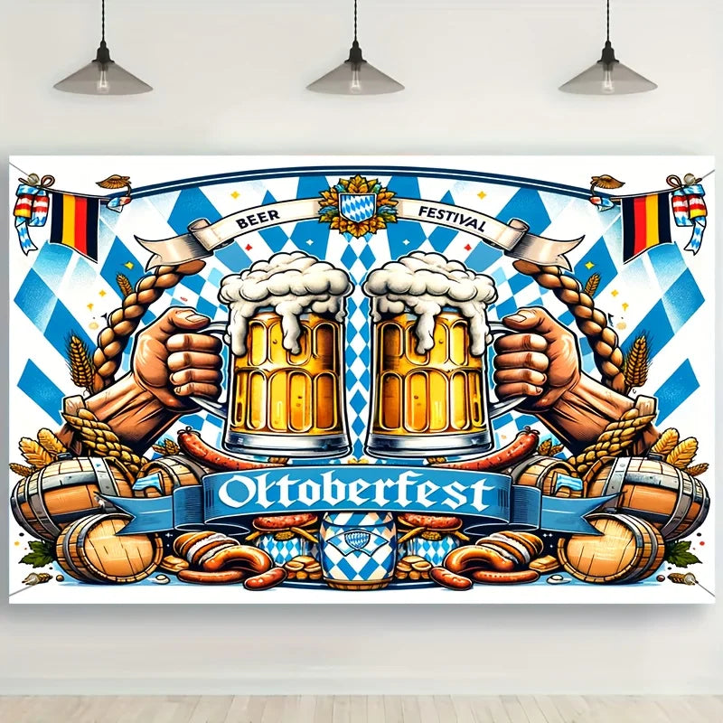 Banner ve stylu Oktoberfestu – Na zdraví. Banner Oktoberfest 2026