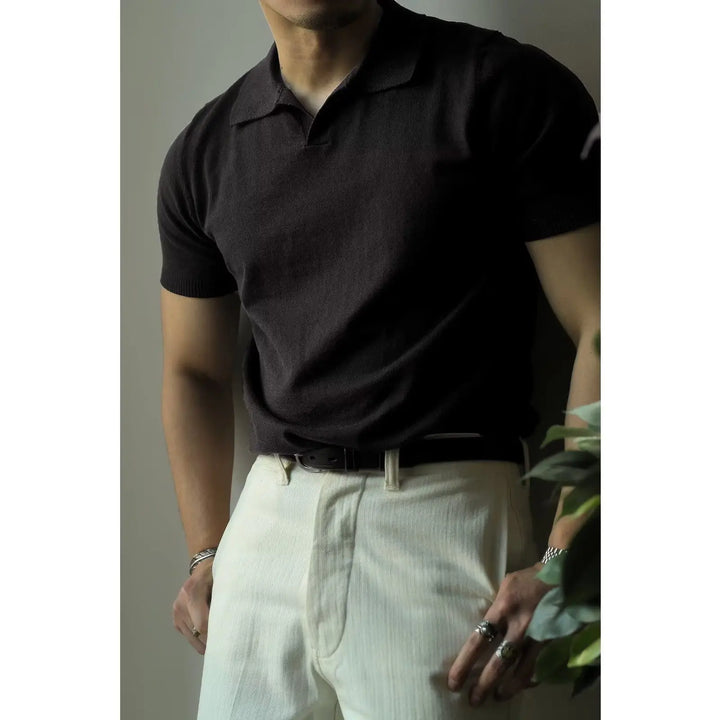 Slim Fit pánská košile na zip – Fabrizio