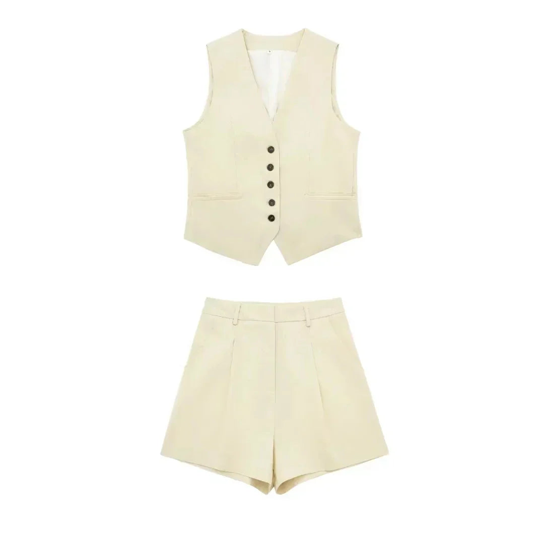 Dvoudílný letní outfit s vintageovým topem – Amaya