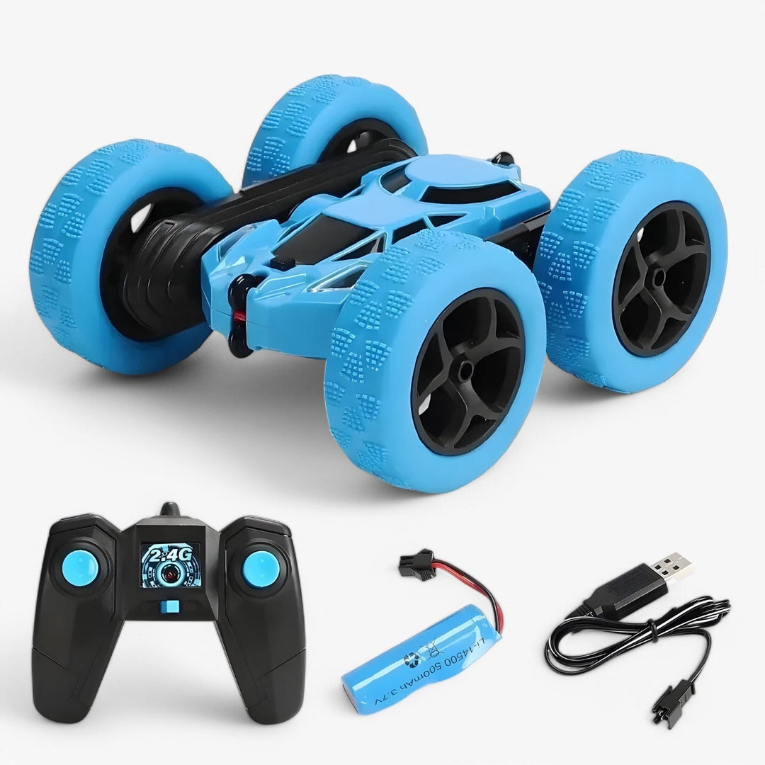 RC kaskadérské vozidlo s funkcí přetočení a terénními schopnostmi – FlipRacer X
