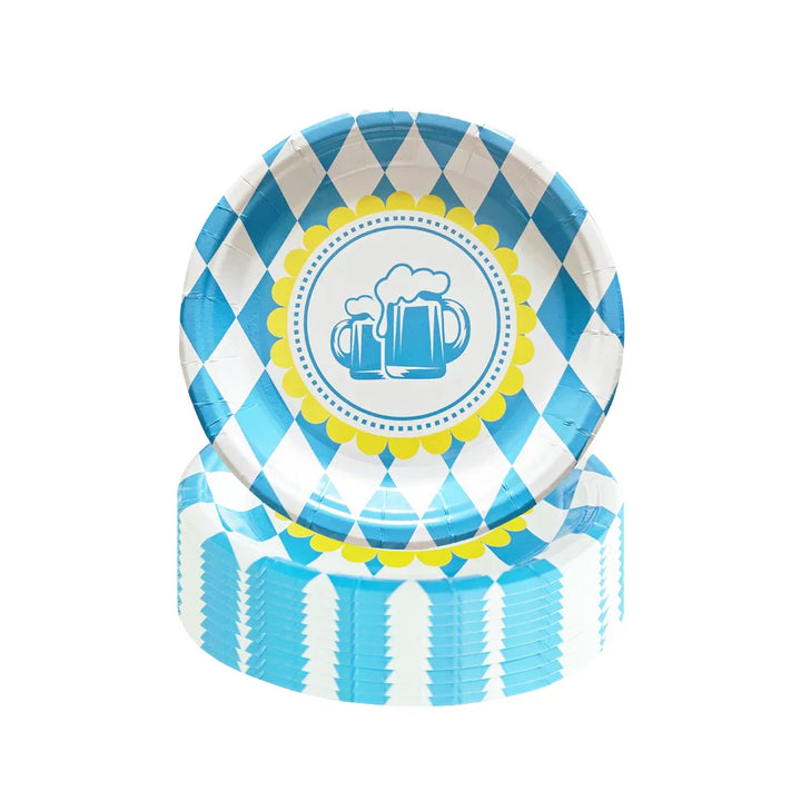 Jednorázová party servisní sada v designu Oktoberfest – ProstPaket Oktoberfest 2025
