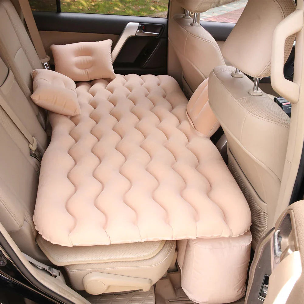 Nafukovací cestovní matrace do auta s polštářem a opravnou sadou – RoadRest
