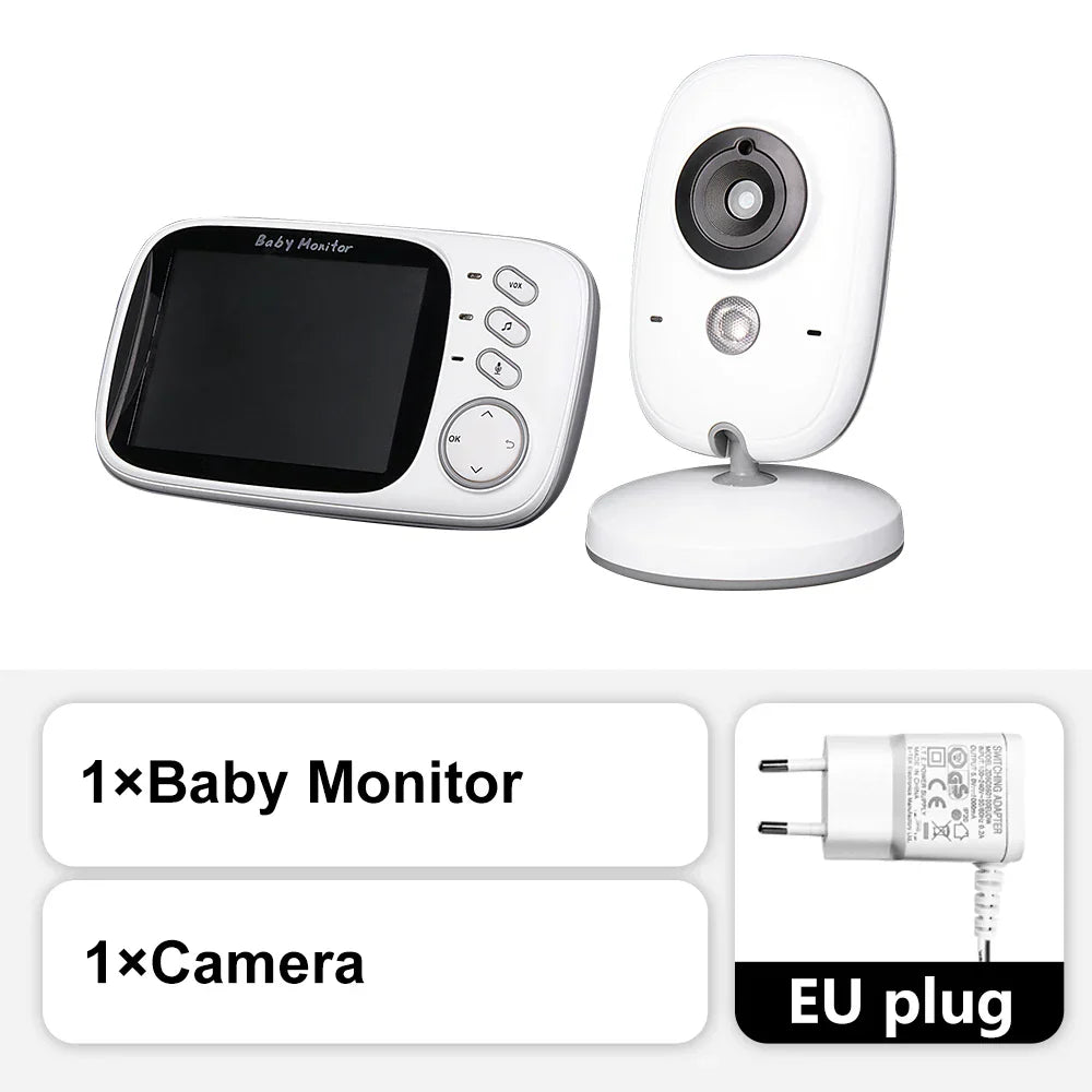 3,5palcová videochůvička s nočním viděním, ukazatelem teploty a obousměrnou komunikací.