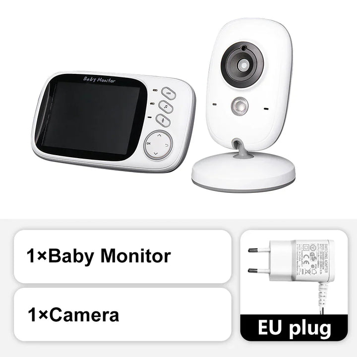 3,5palcová videochůvička s nočním viděním, ukazatelem teploty a obousměrnou komunikací.