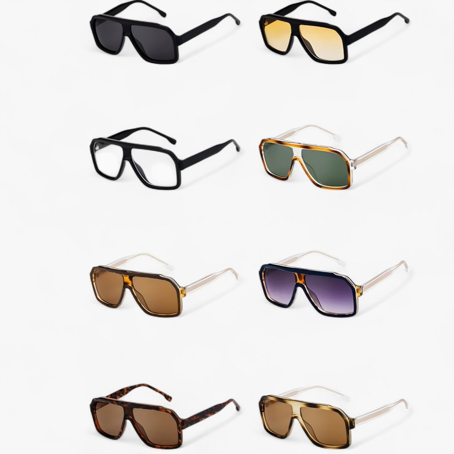 Odolné oversized punk sluneční brýle – Vortex