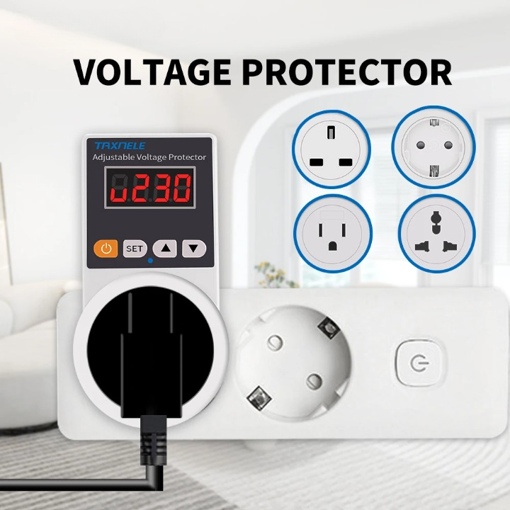 Automatická ochranná zástrčka proti přepětí s možností nastavení – VoltGuard