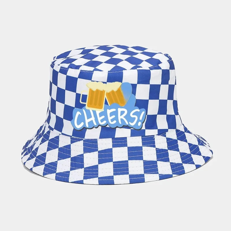 Fischerova čepice s diamantovým vzorem – WiesnKaro Oktoberfest 2025