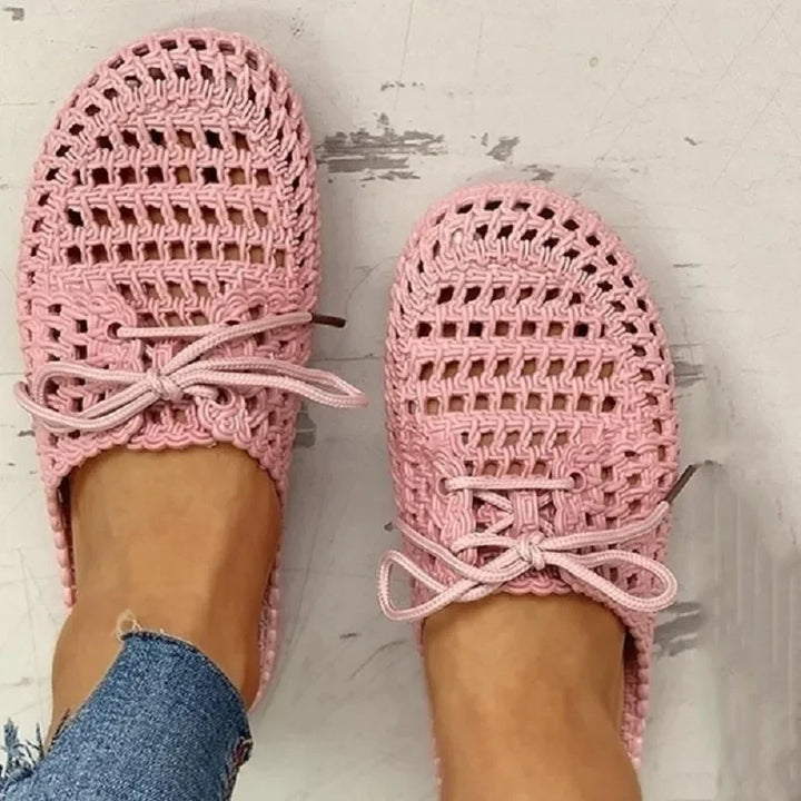 Vzdušné dámské outdoorové loafers s otevřenou špičkou – Linaya