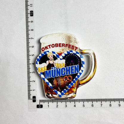 Chladicí magnet „Mnichov 3D“ – BayernMagnet (1+1 Zdarma) Oktoberfest 2025