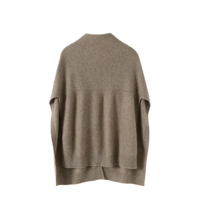 Dámský pletený plášť z měkkého materiálu – Lorena